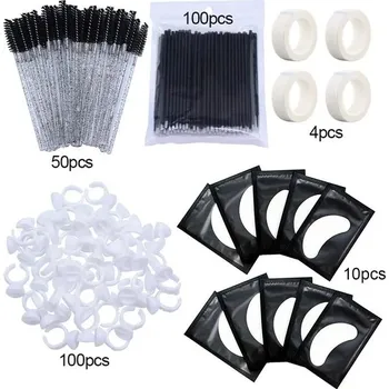 Umělé řasy Sada nástrojů pro prodlužování řas | kosmetické potřeby 264 ks - černý