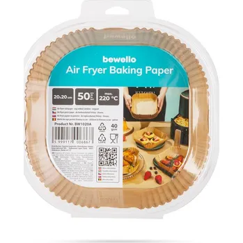 Papír na pečení do horkovzdušné fritézy 50ks - 20x20cm