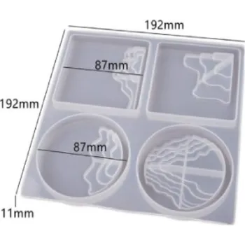PourArt Silikonová forma Kaskáda 192 XC826-44 192x192mm