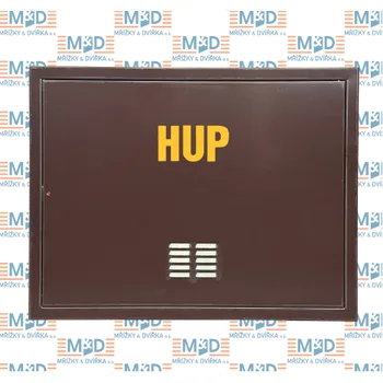 Revizní dvířka Revizní dvířka 800x600 mm HUP hnědá (800*600 mm revizní dvířka plynoměru hnědá)