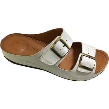 Dámská zdravotní obuv Dámské ortopericko-rehabilitační pantofle Protetika T121/306 white 38