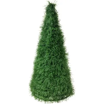 Dekorace stolní umělý vánoční stromeček zelený – 21x50 cm