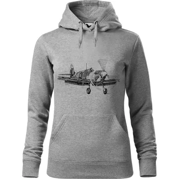 Dámská mikina Mikina - Spitfire Barva: Šedá (12), Velikost: XS, Střih: Dámské