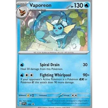 Karetní hra Vaporeon SVP168 - Scarlet & Violet Promos