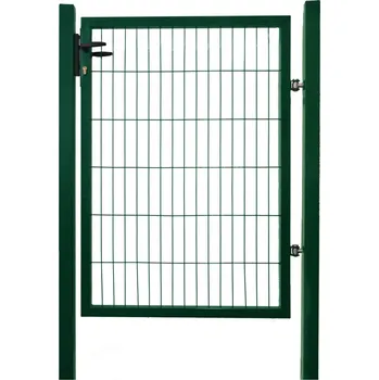 branka Branka LIGHT šířka 100 cm, výška 150 cm, hranaté profily, povrchový zámek, mechová zelená