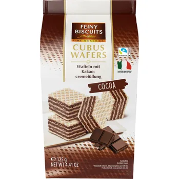 Cukrovinka Cubus Wafers Cocoa 125 g