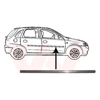 Lišta karosérie Ozdobná / ochranná lišta, dveře AGB 55560032