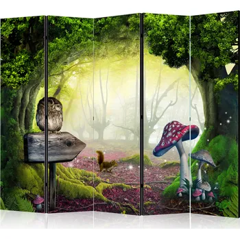 Paraván Paraván - Soví kout II Velikost: 225x172 cm, Provedení: Jednostranný