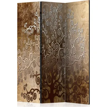 Paraván Paraván - Klimtův zlatý strom Velikost: 135x172 cm, Provedení: Oboustranný