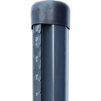 Plotový sloupek Plotový sloupek spinkovací 300 cm, průměr 48 mm, tloušťka stěny 1,50 mm, antracitově šedá