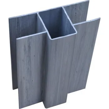 Příslušenství pro plot Oboustranný držák podhrabové desky 300x40 mm, na hranatý sloupek, plastový