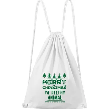 DOBRÝ TRIKO Bavlněný batoh Merry animal Barva: Bílá