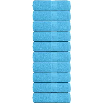 Utěrka Ručníky FROGN 10 ks tyrkysové 30x30 cm 360 g/m² IM_136970