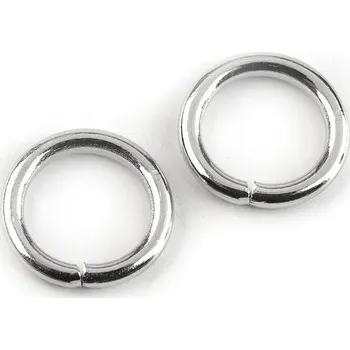 Kroužek Ø12 mm, barva 2 nikl