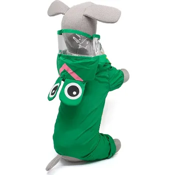 Obleček pro psa Vsepropejska Zambi pláštěnka pro psa Barva: Zelená, Délka zad (cm): 31, Obvod hrudníku: 36 - 40 cm