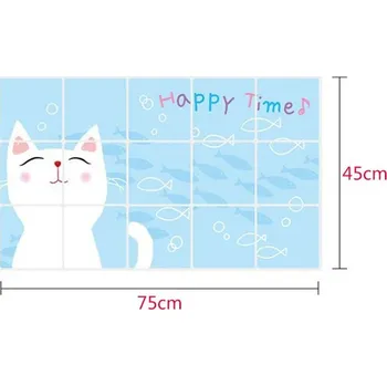 Samolepící dekorace Dekorace na zeď | samolepka na stěnu, vodotěsná do koupelny, kuchyně - 3,45cm x 75cm