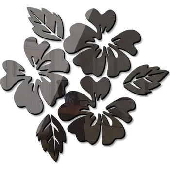 Samolepící dekorace 3d samolepky na zeď | nástěnné dekorace, dekorace na zeď - černá