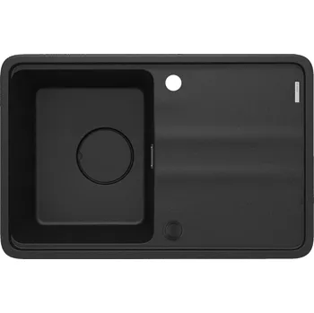 Granitový dřez Deante Momi granitový dřez 67x44 cm šedá/grafitová/onyx ZKM_G11A