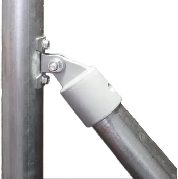 Plotová vzpěra Vzpěra 200 cm na pletivový plot, O38 mm, kloubová, žárové pozinkování