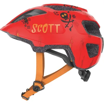 Cyklistická přilba Scott Spunto Kid - červená - UNI