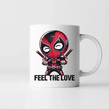 Žertovný předmět Feel the love - hrnek s potiskem