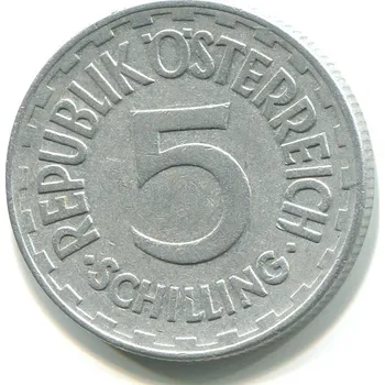 RAKOUSKO. 5 Schilling 1952.