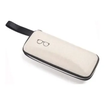 Brýlová obroučka Pouzdro na brýle se zipem - Béžové