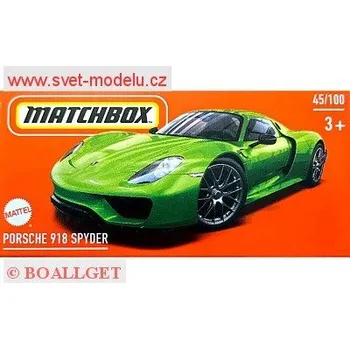 autíčko AUTÍČKO MATCHBOX DRIVE YOUR ADVENTURE HVR01 PORSCHE 918 SPYDER
