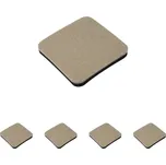 Walteco Filcová podložka s protiskluznou stranou 89x89mm, pro masivní nábytek a těžší předměty Množství: 5 ks