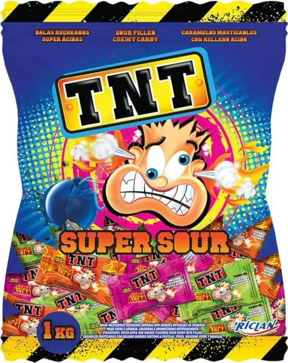 TNT Sour Chews - kyselé bonbóny 1 kg