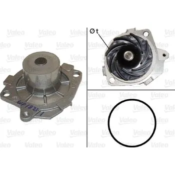 Chladič motoru Vodní čerpadlo, chlazení motoru VALEO 506590