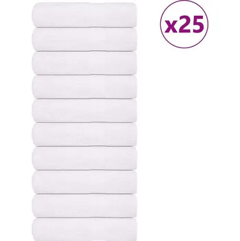 Utěrka vidaXL Ručníky do sprchy FROGN 25 ks 70 x 140 cm 360 g/m² [136688] Barva: Bílá