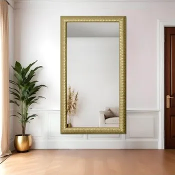 Zrcadlo Moderní zrcadlo v bohatém dřevěném rámu - 7005 - barva rámu podle vašeho výběru