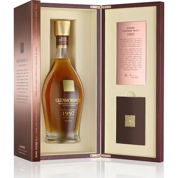 Whisky Glenmorangie Grand Vintage Malt 1997 (0,7l) v luxusní dřevěné krabičce