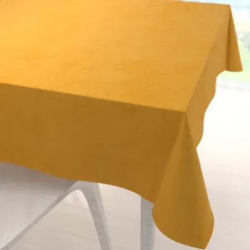 ubrus Sametový čtvercový ubrus Velvet Premium SVP-037 Zlatavě oranžový 40x40 cm