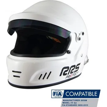 Helma na motorku RRS Přilba Protect Rally Bílá / Černá XL