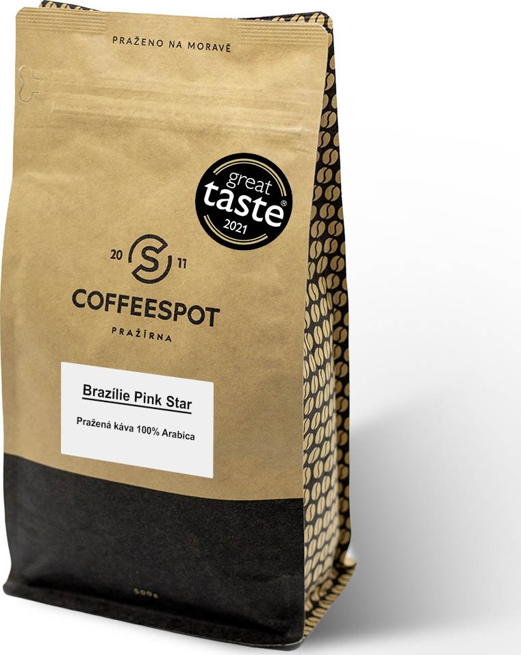 COFFEESPOT Brazílie Pink Star Scr.19 Velikost balení: 500g