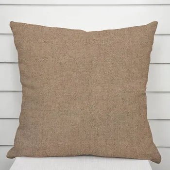 Povlak na polštářek Dekorační povlak na polštář Porto PRT-020 Kávově hnědá režná 50 x 50 cm