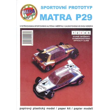 Papírový model Vystřihovánka - Matra P29