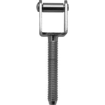 Nábytkové kování Skoba okenní k zašroubování M8 - staromosaz