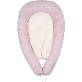 Hnízdečko pro miminko Vlnka Manufacture Hnízdečko s ovčí vlnou 2v1 puntík