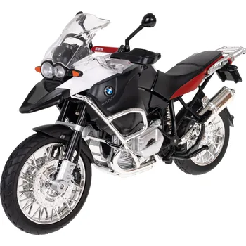 autíčko Kovový motocykl BMW R1200GS 1:9 RASTAR White