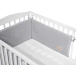 ALBERO MIO Mantinel do postýlky - Šedá