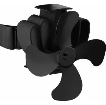 Krbová kamna Ventilátor LIENBACHER na kouřovod Black + doprava zdarma!