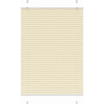 Roleta vidaXL Plisovaná roleta 100x150cm Šířka látky 99,4cm [4015194] Barva: krémová