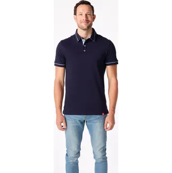 CityZen - SPARKS Pánská polokošile navy/světle modrá 3XL