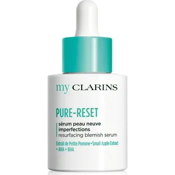 Pleťové sérum Clarins My Clarins Pure-Reset Resurfacing Blemish Serum obnovující sérum pro mastnou pleť se sklonem k akné 30 ml