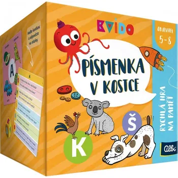 Společenská hra ALBI HRA Kvído - Písmenka v kostce *SPOLEČENSKÉ HRY* | 1037