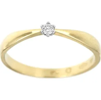 Prsten Zlatnictví U Kostela Diamantový prsten 192Y 54 4376-23680725