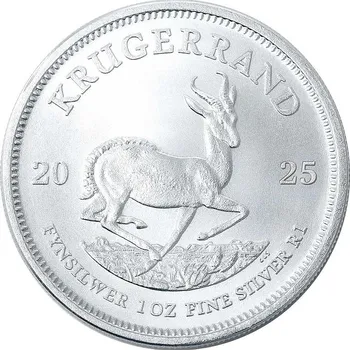South African Mint Suid-Afrikaanse Krugerrand stříbrná mince 1oz 2025